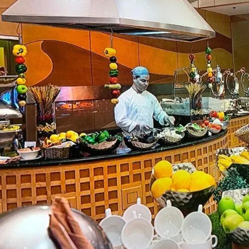 Elliot James Hartwell buffet setup